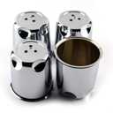 4pc 3.27inch Wheel Center Caps for American Racing AR23 AR61 AR172 Wheel 1327000 F104-04 X1834147-9SF, 4 Pack Chrome Silver Hub Covers