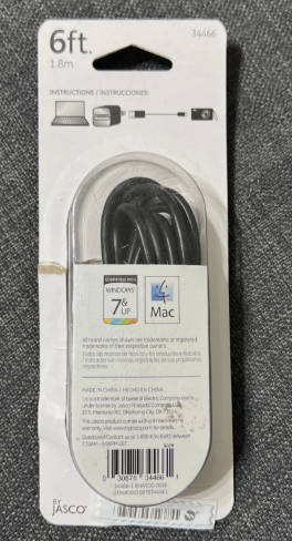 GE Mini-B USB Charge Cable 6 ft for ALL BRANDS. Connect, sync, and charge.