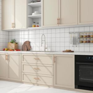 FunStick Taupe Beige Wallpaper Peel and Stick Beige Contact Paper for Cabinets Drawers Countertops Kitchen Vinyl Wrap for Cabinet Wallpaper Waterproof Self Adhesive Wall Paper for Bedroom Walls 16x80