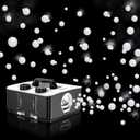 Fog Machine, No Spill Fog Bubble Machine, 2 in 1 Portable Smoke Bubble Machine, Bubble Fogger, Bubble Fog Combo Machine for Christmas HalloweenMatte Black