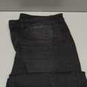 Sidefeel Women's Wide Leg Jeans High Waisted Stretchy Raw Hem Zimbaplatinum Denim Pants 14