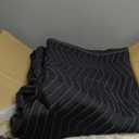 6 Padded Moving & Packing Blankets Heavy Duty - 80" x 72" Moving Blankets - Shipping Furniture Pads for Moving and Storage