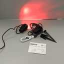 Christmas RGBW Outdoor Spotlights for Yard, 10W Color Changing Landscape Lights with Remote Control 120V LED Landscape Lighting Waterproof Spotlight with Plug Tree Garden Path Decoration(2Pack)