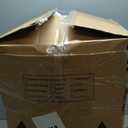 HIGOGOGO Pouf Ottoman Stuffed Round Modern Foam Filled Foot Rest Poufs for Living Room Chair Decorative 26 X 18 Inches Boho Relax Stool for Wedding Christmas Party, Beige