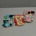 Leekalos Reusable Washable Dog Diapers Female (3 Pack) - Highly Absorbent Doggie Diapers - Size Adjustable Puppy Diapers for Dog Period Panties (,Flora) Size S