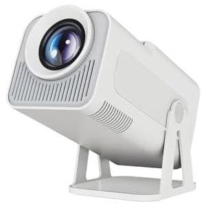 Smart Mini Projector 320ANSI Native 1080P 4K Support with Official Apps, Portable Projector with WiFi and BT for Home Theater/Outdoor/Bedroom HY320 NTV