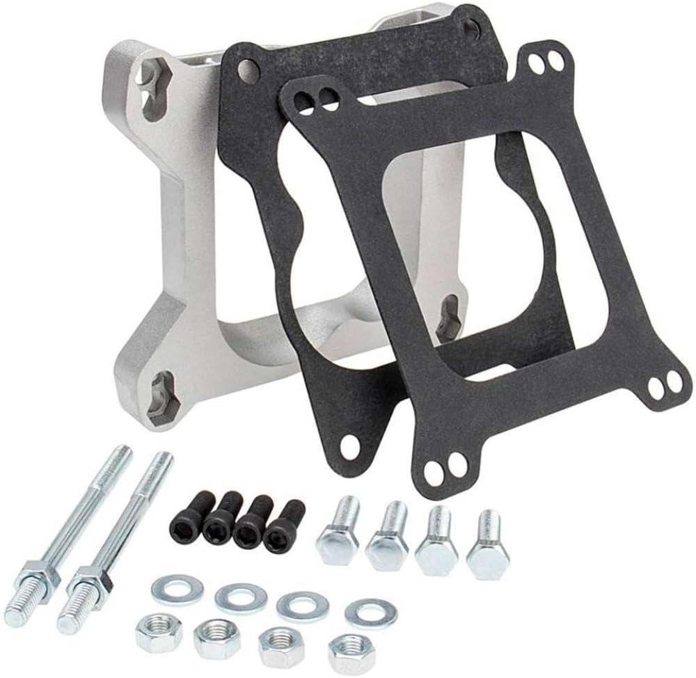 1932 Carburetor Adapter Kit 4bbl Spread Bore Square Bore AFB Compatible with Automotive Motorcycle Parts Quadrajet Q-Jet