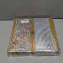 BRIFUTR 2025 Upgrade Graduation Cap Decorations kit, Includes 12 Pcs 9.5 X 9.5 Graduation Cap Topper Blank Glitter Cardstock with Self-Adhesive and 5 Sheets Rhinestones for Graduation Cap Topper