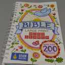 Large Print Bible Word Search Puzzle Book: Over 200 Puzzles to Complete with Solutions - Include Spiral Bound / Lay Flat Design and Large to ... for Inspirational Word Finds (Brain Busters)