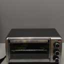 BLACK+DECKER 4-Slice Convection Oven, Stainless Steel, Curved Interior Fits a 9 inch Pizza, TO1313SBD