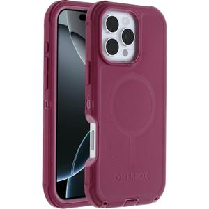 OtterBox iPhone 16 Pro Max Defender Series Case - Foxberry Pink