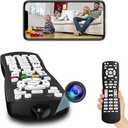 HD 1080P Hidden Camera TV Remote Spy Camera 2 in 1 Use WiFi Cameras with Video and Motion Detection for Indoor Home Security Wireless Nanny Cam