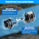 2 x DaToo 800GPH Mini Aquarium Circulation Pump Ultra-quiet Fish Tank Wave Maker With Suction Cup 360 Degree Rotatable Aquarium Power Head Submersible Water Pump For Freshwater And Saltwater