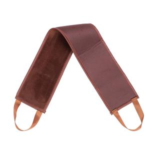 1Pc Back Beautify Belt for Tanning Oil Application Lightweight Portable Body Lotion Wiping Tool Supple Texture for Home Travel Brown Color 3ft