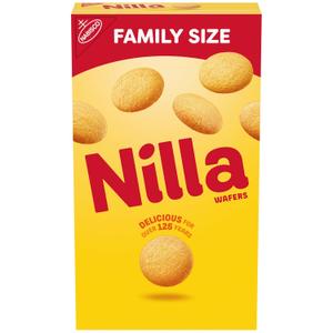 NILLA Wafers Cookies, Vanilla Wafers, Family Size, 15 oz