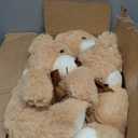 12 Pack Teddy Bears Bulk 13.5 inch Small Teddy Bear Stuffed Bears for Baby Shower Centerpiece Decorations for Christmas Valentine's Mother's Day for Kids or Adults (12 Light Brown)
