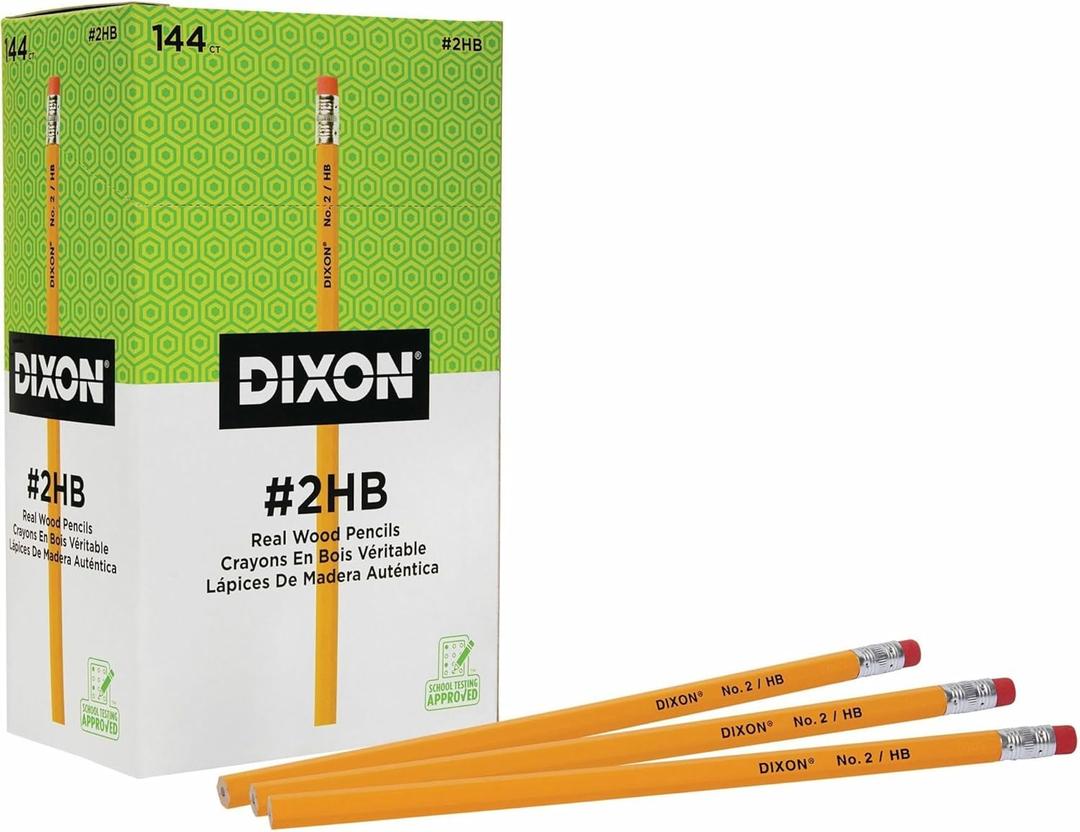 Dixon Pencils, #2 Soft Lead, Box Of 144