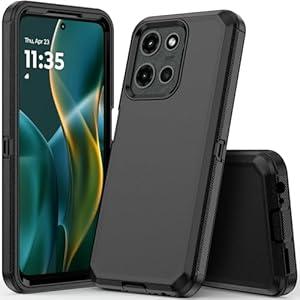 COOYA for Moto G 2025 /G 2026 Case, Heavy Duty Full Body Drop Protection Rugged Shockproof 3-Layer Hybrid Non-Slip Rubber Case, Front Bumper Hard Shell, Raised Edge, Port Anti Dust Cover, 6.7'' 