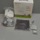 Photo Magnet Making Machine, Button Press Machine for 2 Inches / 50mm Square Fridge Magnetic Stickers, 100 Sets of Button Maker Supplies, Badge Maker Kit for Home School DIY Crafts, Business (Pink)