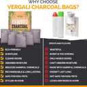 Activated Charcoal Odor Absorber for Strong Odors in Car, Closet, Shoe, Basement. 10 Activated Charcoal Bags Odor Absorbers for Home. Bamboo Charcoals Air Purifying Bag Charcoals Deodorizer Eliminator