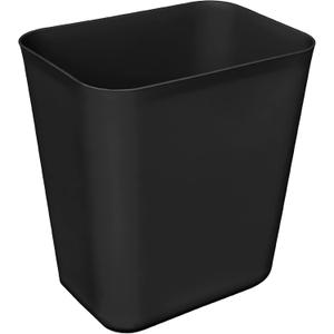 Nipogear 3.5 Gallons /13.5 Liter Efficient Plastic Trash Can Garbage Bin Wastebasket, Fits Under Desk, Kitchen, Home, Office (Black, 3.5 Gallons)