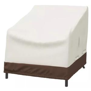 Outdoor Patio Deep Lounge Chair Cover Beige/Tan STAIN