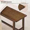 HOOBRO 39.3'' Bamboo Dining Bench, Farmhouse Kitchen Table Bench, Kitchen & Living Room Furniture, Easy to Assemble, Sturdy and Stable, Mocha MA03CD01G2