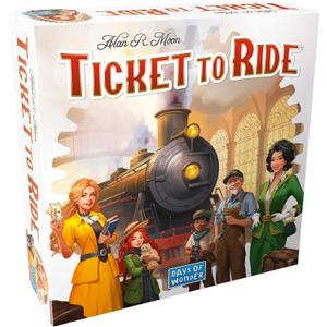 Asmodee Ticket to Ride Board Game (2025 Refresh) - A Cross-Country Train Adventure for Friends and Family, Strategy Game for Kids & Adults, Ages 8+, 2-5 Players, 30-60 Minute Playtime