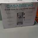 CASABREWS 3700 Essential Espresso Machine 20 Bar, Stainless Steel Cappuccino & Latte Machine with Steam Frother for Home, 43.9oz Water Tank, Coffee Gift for Women & Men, Silver