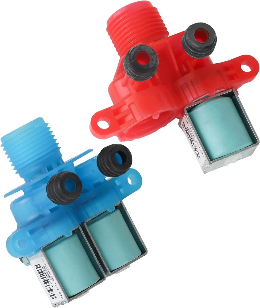 W10240949 W10240948 Cold Hot Water Inlet Valve Compatible with Whirlpool Ken-more Washing Machine - Replaces W10921515 W10921514 W11168740 W11168743 WPW10240949 WPW10240948