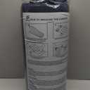 QILLOWAY Indoor/Outdoor Bench Cushion, Thick Upholstery Foam Couch Swing Pads with Ties,48-Inches,Navy Blue