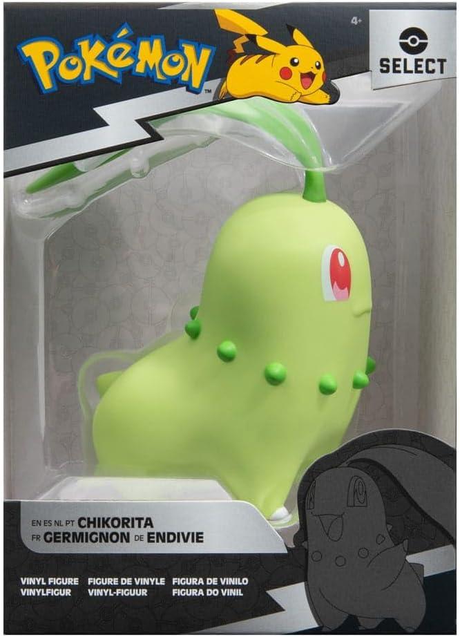 Pokemon Vinyl Figure Chikorita - 4" Tall - Series 4