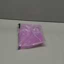 BAOFALI A5 6 Ring Binder Cover Clean Transparent Soft PVC for Refillable Notebook Shell withMatte surfaceforStamp & Die Storage (Purple) (9 x 6.9 inches)