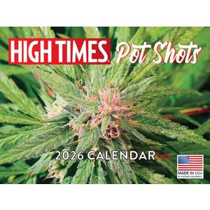 High Times Pot Shots Cannabis Calendar 2026 Wall Monthly, Weed Pictures Art Gift For Stoner | American Made In The USA