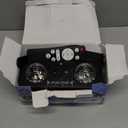 Party Disco DJ Light, 5-in-1 LED Stage Light Ocean Star Projector Music Sound with Remote Control for Parties Birthday Christmas Gift Wedding KTV Bar Club Home Room Decor Lighting