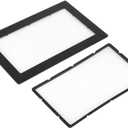 Klanata 7in 2Din Car Fascia Dash Frame, Car Stereo Mount Installation Trim Kit Frame 178 x 102mm Universal Fitment