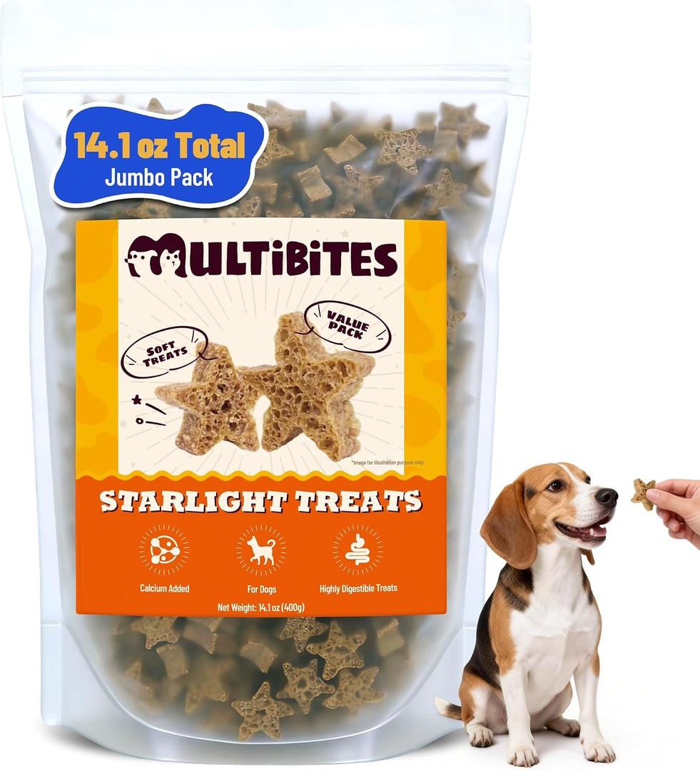 Soft Dog Treats, 14.1 ozHealthy Dogs Training Snacks - Chicken &Rabbit Flavor with Dietary Fiber, DigestiveSupport and High Calcium, Funny DogCookies for Small, Medium and Large Breed (EXP 12/09/27)
