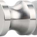 Alise Shower Door Handle, Sliding Shower Doors Knob, Heavy Duty Solid SUS304 Stainless Steel Knobs, One Sided Pull Hardware Replacement Parts for Bathroom Glass Doors, Brushed Nickel (Small Size, Single Sided)