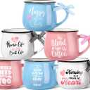 Zubebe 6 Pcs Nurse Appreciation Gifts 12 oz Ceramic Nurses Mugs Coffee Cups for Nurses Week Nursing School Rn Practitioner Student Nurse's Graduation Gift(Nurse)