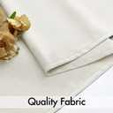 MIULEE Ivory Privacy Sheer Curtains That Let Light in 90 Inches Long Non-See-Through Semi Sheer Curtain Light Filtering Window Curtains Drapes for Living Room Bedroom 2 Panels Set