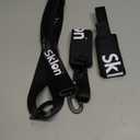 Sklon Ski Strap and Pole Carrier | Avoid the Struggle and Effortlessly Transport Your Ski Gear Everywhere You Go | Features Cushioned Shoulder Sling | Great for Families - Men, Women and Kids - Black