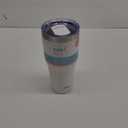 Zak! Designs Ivory Stainless Steel Tumbler with Lid, 24 OZ 