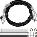 MuHize C68100 Upgraded Rear AC Line Set - Air Conditioning Hose Kit Compatible with Dodge Caravan/Grand Caravan/Chrysler Town & Country