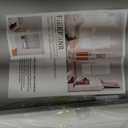 No Drill Cordless Light Filtering Cellular Shades White, 35" W x 48" H