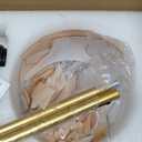 67" Soft Glow Art Deco Glass Floor Lamp