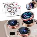 X-it 2-Pack Camera Lens Protector for iPhone 17 Pro Max/17 Pro, [Shatterproof & Impact Resistant] 9H High-Alumina Tempered Glass, Anti-Scratch, Dustproof, Strong Adsorption, Case Friendly, Ultra HD Clear