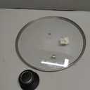 10 Inch Pan Lid 10" Tempered Glass Lid for Frying Pan, Skillets, Pans, Pots and Wok, Heat Resistant Handle