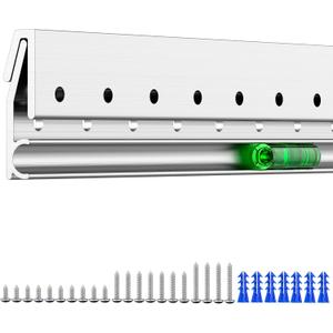 Heavy Duty Cabinet and Headboard Hanging Bracket 300 lbs- French Cleat Hanger - Wall Mount Hanger with Hardware for Shelf, Heavy Mirror,White Board,Ledges,Picture Frames - 42" 2 Pack