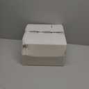 Vent Systems 10" Inch Air Supply Vent Cover with Rubber Gasket - White Galvanized Steel - Robust and Weatherproof Outdoor Air Intake Box - Duct or Surface Mounting - Rain and Snow Protection