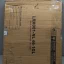 Greenstell Laundry Hamper with Wheels, No Install Needed, 90L Divided Handwoven Hampers & 2 Removable Liner Bags, Synthetic Rattan Clothes Laundry Basket with Lid & Handles, Foldable Hampers Natural (90L: 18.3x13.5x26.4 Inches)